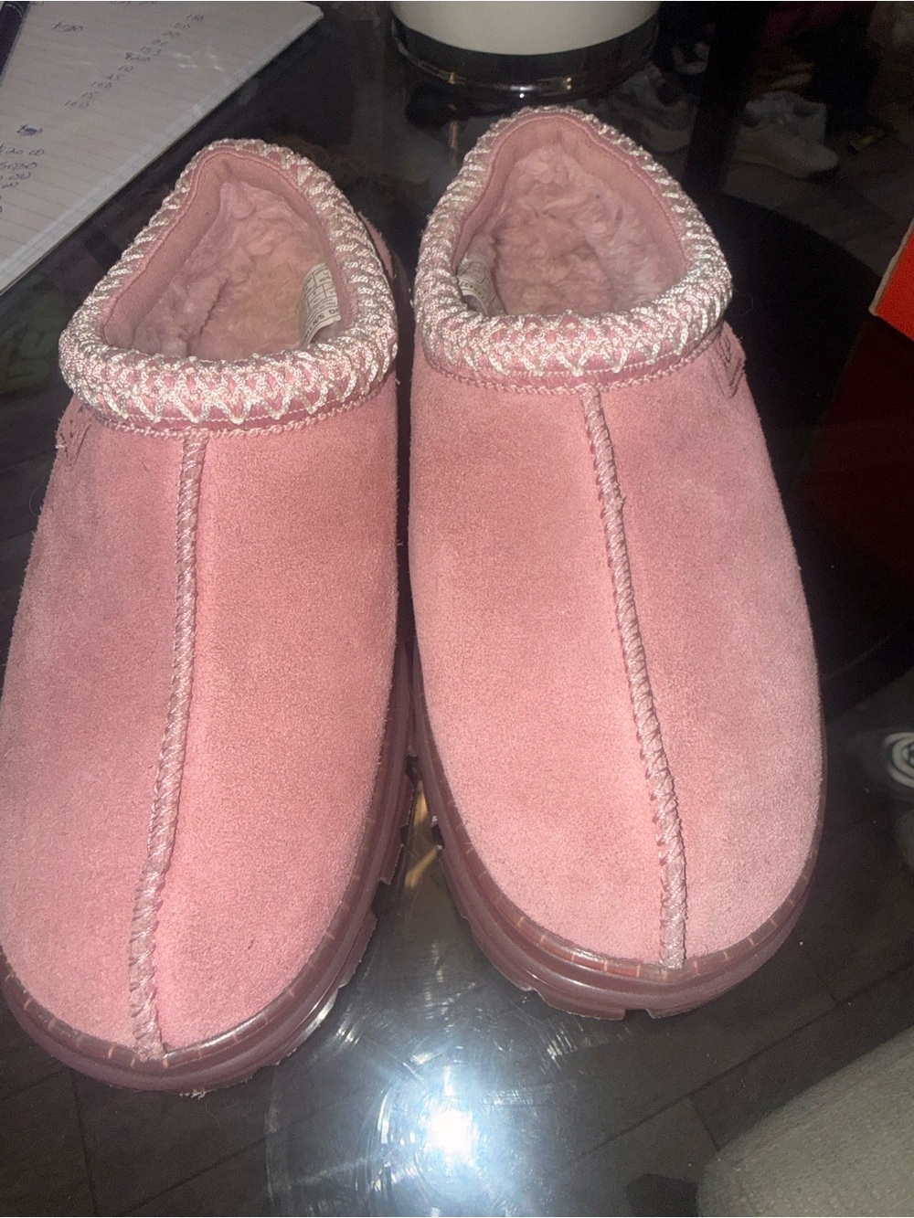 UGG Women's Slip-On Suede Slippers - Dusty Pink